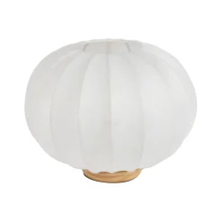 Fabrique de Styles Lampes À Poser*Lampe en coton écru d31xh24cm - Aurore
