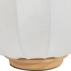 Fabrique de Styles Lampes À Poser*Lampe en coton écru d31xh24cm - Aurore