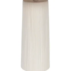 Fabrique de Styles Lampes À Poser*Lampe en céramique et raphia écru h48cm - Lignes