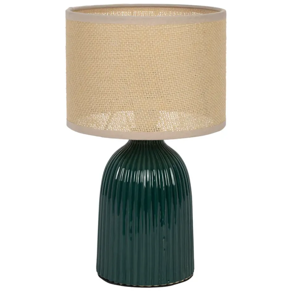 Fabrique de Styles Lampes À Poser*Lampe en céramique émeraude h28cm - Essencia