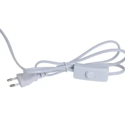 Fabrique de Styles Lampes À Poser*Lampe en céramique rayée et écru h40cm - Paese