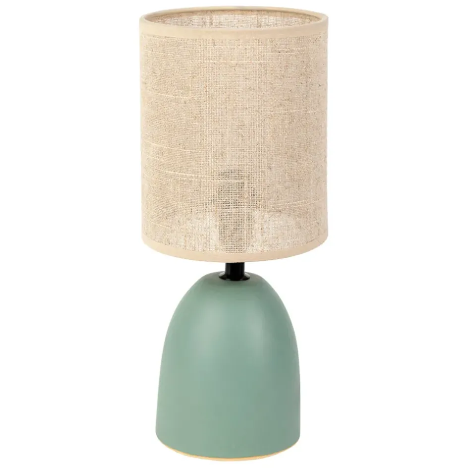 Fabrique de Styles Lampes À Poser*Lampe en céramique et lin naturel - Jadea
