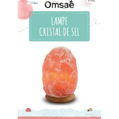 Fabrique de Styles Lampes À Poser*Lampe en cristal de sel pièce de 2 à 3 kg