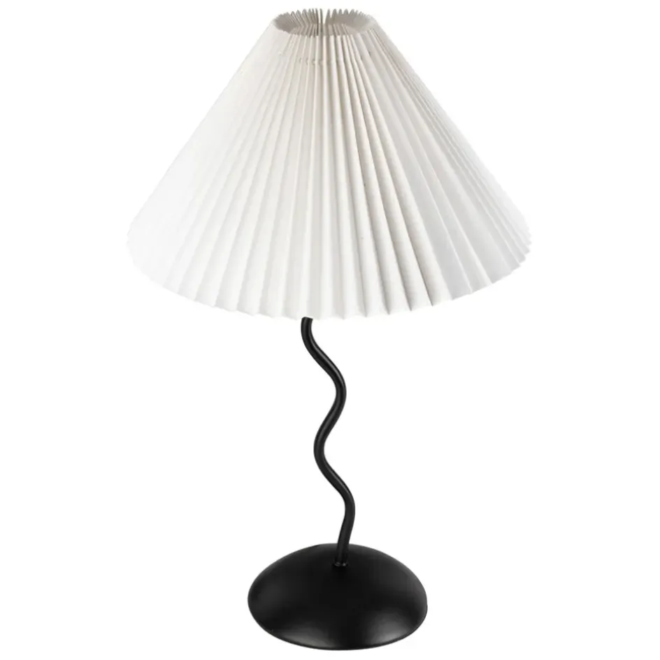 Fabrique de Styles Lampes À Poser*Lampe en fer noir et blanc h50cm - Funky