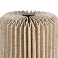 Fabrique de Styles Lampes À Poser*Lampe en manguier et lin h41cm - Fontelo