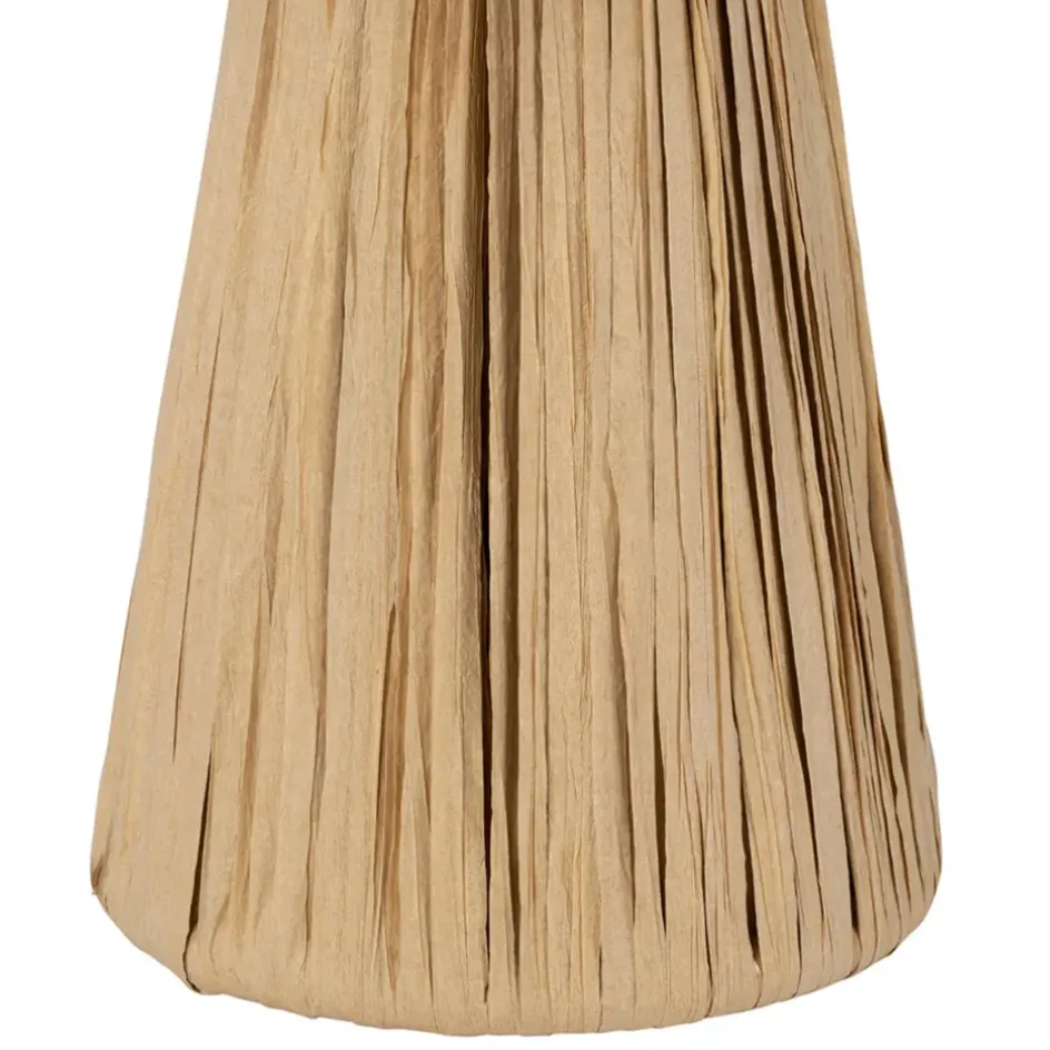 Fabrique de Styles Lampes À Poser*Lampe en raphia et fer h30cm - Organic