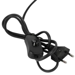 Fabrique de Styles Lampes À Poser*Lampe en raphia et fer naturel et noir h50cm - Tulum