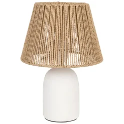 Fabrique de Styles Lampes À Poser*Lampe en terre cuite mate et naturel h32cm - Nira