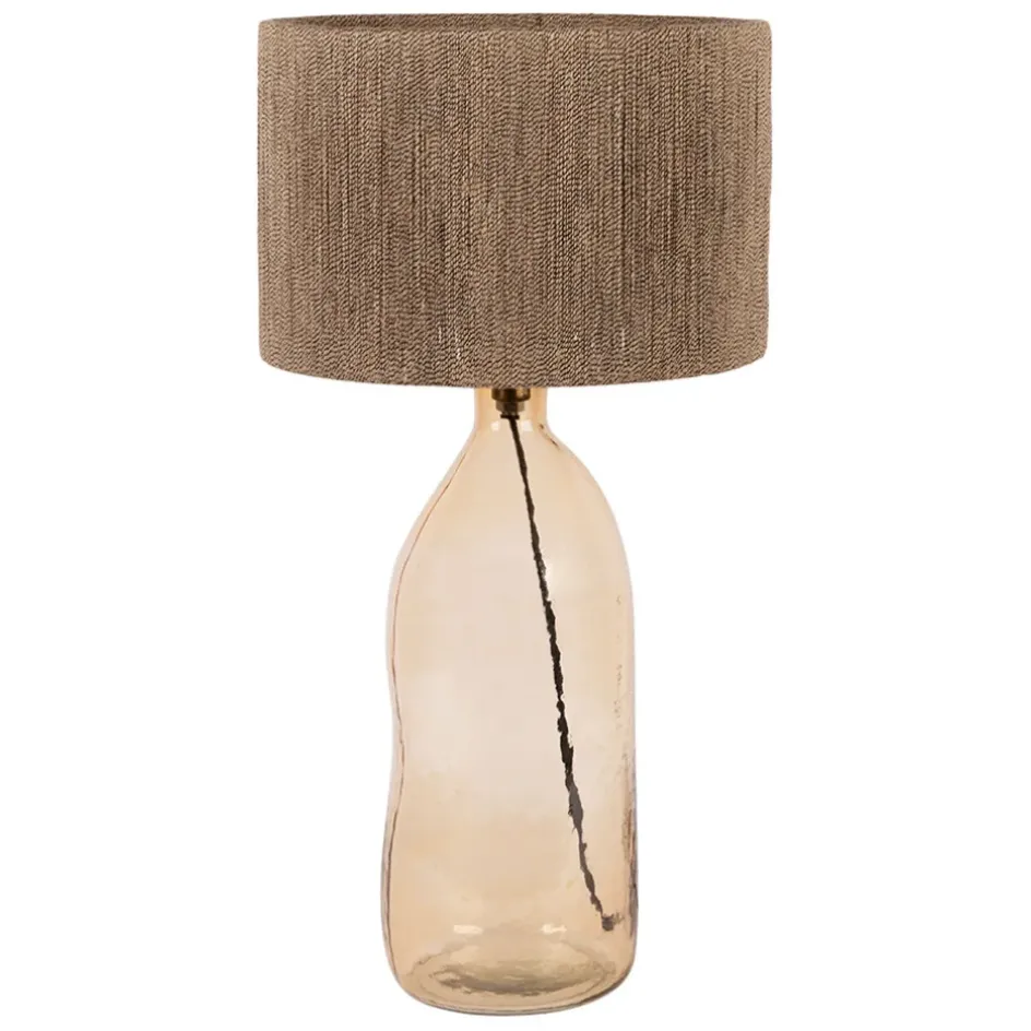 Fabrique de Styles Lampes À Poser*Lampe en verre et jute h60cm - Heliac