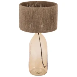 Fabrique de Styles Lampes À Poser*Lampe en verre et jute h60cm - Heliac