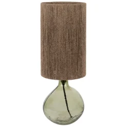 Fabrique de Styles Lampes À Poser*Lampe en verre et jute h46cm - Heliac