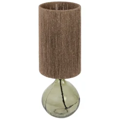 Fabrique de Styles Lampes À Poser*Lampe en verre et jute h46cm - Heliac