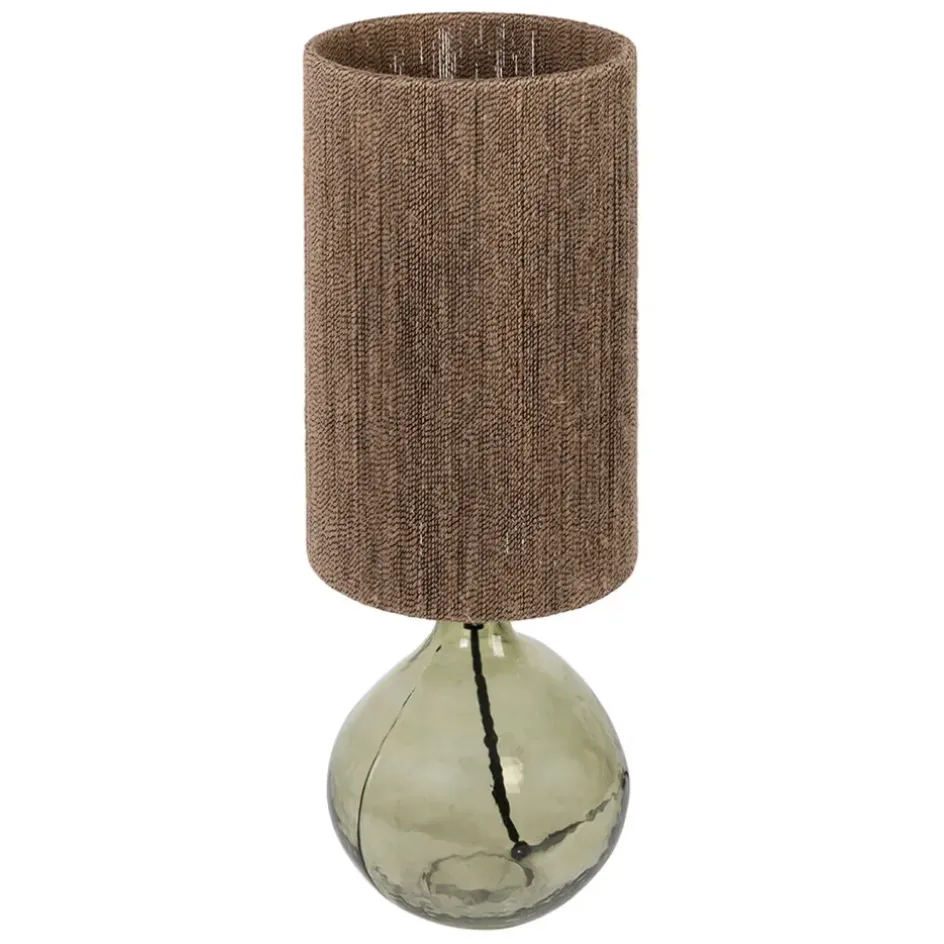 Fabrique de Styles Lampes À Poser*Lampe en verre et jute h46cm - Heliac