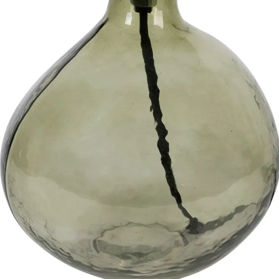 Fabrique de Styles Lampes À Poser*Lampe en verre et jute h46cm - Heliac