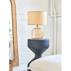 Fabrique de Styles Lampes À Poser*Lampe en verre et papier h36cm - Celeste