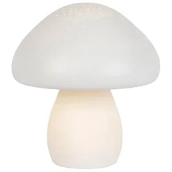 Enfant Fabrique de Styles Déco*Lampe led champignon en porcelaine h22cm - Champignon