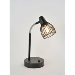 Fabrique de Styles Lampes À Poser*Lampe métal abat-jour filaire noir