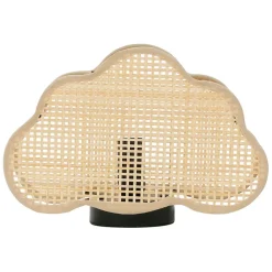 Enfant Fabrique de Styles Déco*Lampe nuage en bambou et fer h16.5cm - Songes