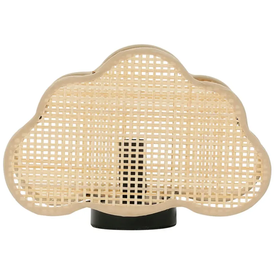 Enfant Fabrique de Styles Déco*Lampe nuage en bambou et fer h16.5cm - Songes