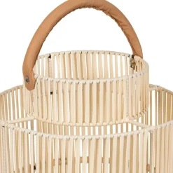 Fabrique de Styles Photophores, Bougeoirs Et Lanternes*Lanterne en fer et osier h75cm - Pasil