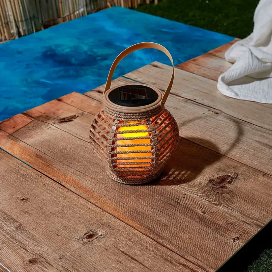 Enfant Fabrique de Styles Luminaires|Jardin*Lanterne solaire effet bougie h15cm