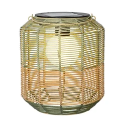 Enfant Fabrique de Styles Déco, Accessoires Et Rangements|Jardin*Lanterne solaire en résine tressée h28cm