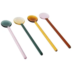 Fabrique de Styles Accessoires Vin Et Cocktails*Lot de 4 agitateurs en verre borosilicate h15cm - Funny