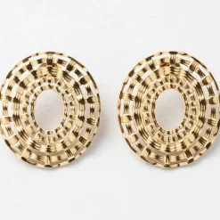 Fabrique de Styles Bijoux Fantaisie*Lot de 2 boucles d'oreille en acier inoxydable h25mm