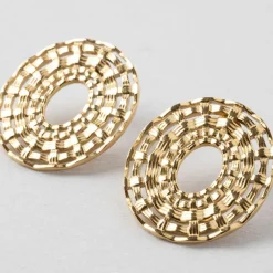 Fabrique de Styles Bijoux Fantaisie*Lot de 2 boucles d'oreille en acier inoxydable h25mm