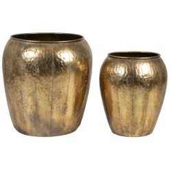 Fabrique de Styles Cache-pots Et Supports*Lot de 2 caches pot en fer d48cm et d36cm - Baca