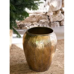 Fabrique de Styles Cache-pots Et Supports*Lot de 2 caches pot en fer d48cm et d36cm - Baca