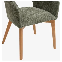 Fabrique de Styles Chaises*Lot de 2 chaises en tissu chenille - Rusti