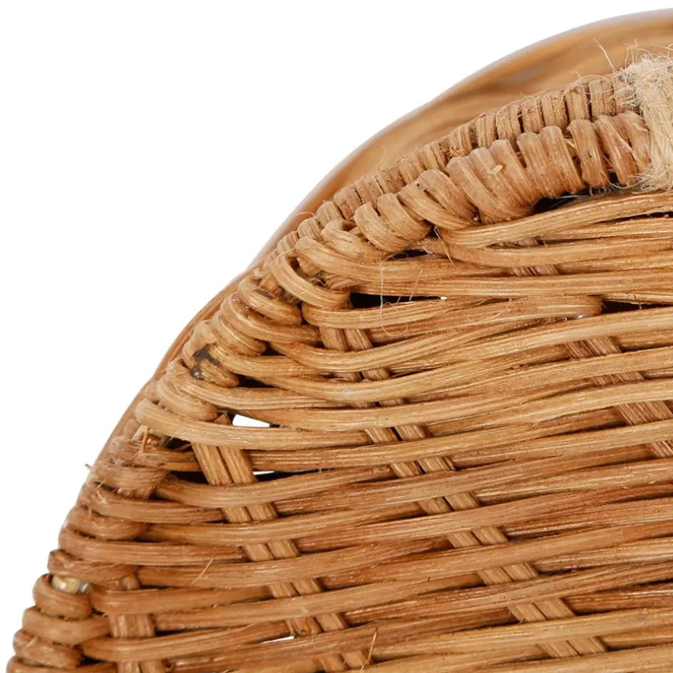 Fabrique de Styles Paniers Et Corbeilles*Lot de 2 corbeilles coeur avec couvercle en rotin - Fantine