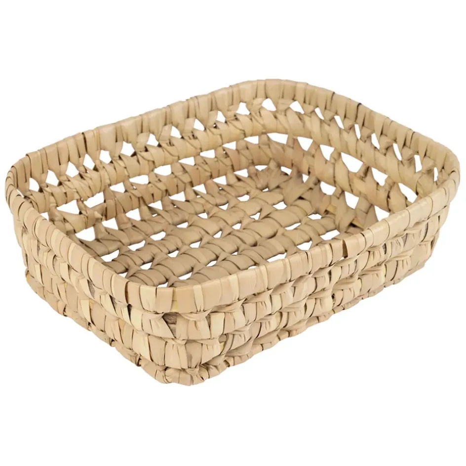 Fabrique de Styles Paniers Et Corbeilles*Lot de 2 corbeilles en feuille de palmier 25x20xh10cm - Beezz