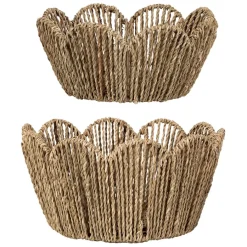 Fabrique de Styles Paniers Et Corbeilles*Lot de 2 corbeilles en jonc de mer - Chaumière