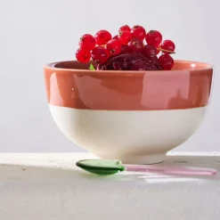 Fabrique de Styles Couverts*Lot de 6 cuillères à glace en verre borosilicate - Colorea