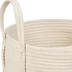 Fabrique de Styles Paniers Et Corbeilles*Lot de 2 paniers en coton et jute écru - Eté A La Mer