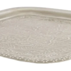 Fabrique de Styles Plateaux*Lot de 2 plateaux carré en fer 41x41cm - Arabise