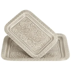Fabrique de Styles Plateaux*Lot de 2 plateaux en fer - Arabise
