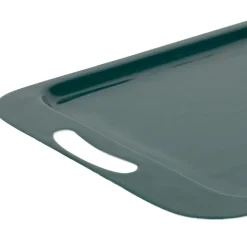 Fabrique de Styles Plateaux*Lot de 2 plateaux en fer émeraude et moutarde - Pop'S