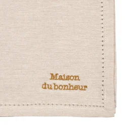 Fabrique de Styles Serviettes De Table*Lot de 4 serviettes de table en coton 45x45cm - Famille