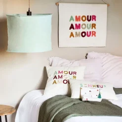 Fabrique de Styles Suspensions*Lot de 2 suspensions en lin non électrifiée - Noho