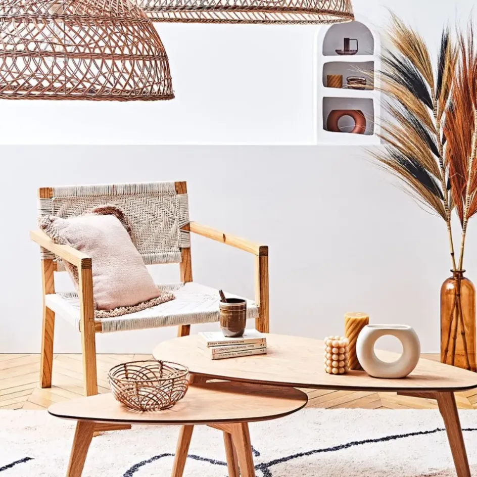 Fabrique de Styles Table Basses*Lot de 2 table basse en chêne - Becka