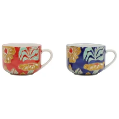 Fabrique de Styles Tasses Et Mugs*Lot de 2 tasses en grès 60cl - Flaura
