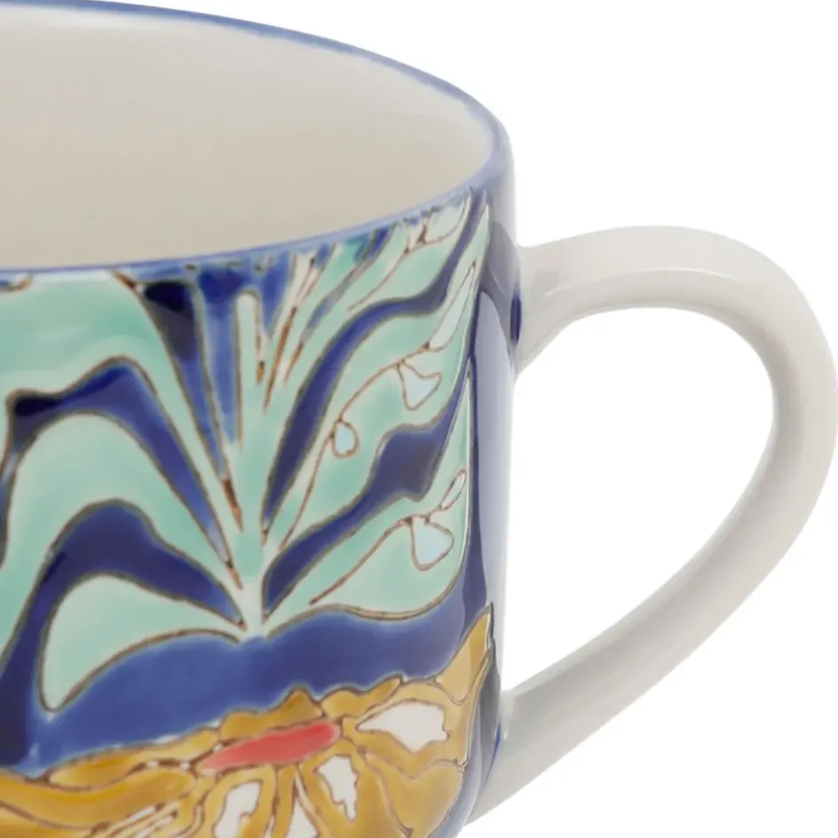 Fabrique de Styles Tasses Et Mugs*Lot de 2 tasses en grès 60cl - Flaura