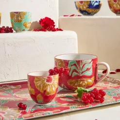 Fabrique de Styles Tasses Et Mugs*Lot de 4 tasses en grès 15cl - Flaura