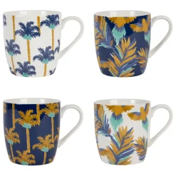 Fabrique de Styles Tasses Et Mugs*Lot de 4 tasses en porcelaine 35cl - Mocoa