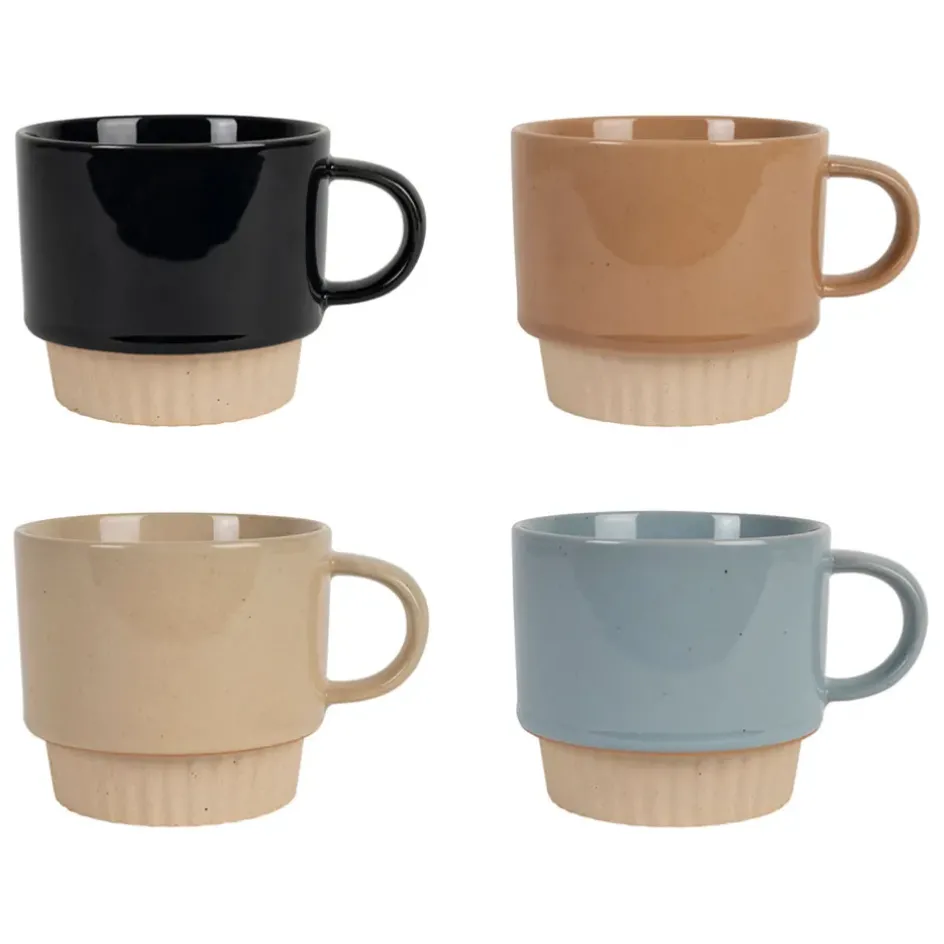 Fabrique de Styles Tasses Et Mugs*Lot de 4 tasses 37cl - Ekume