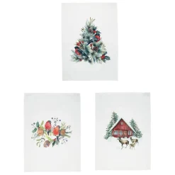 Fabrique de Styles Torchons, Tabliers Et Maniques*Lot de 3 torchons en coton - Chalet