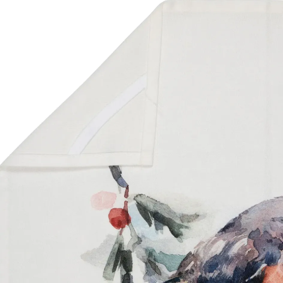 Fabrique de Styles Torchons, Tabliers Et Maniques*Lot de 2 torchons en coton 50x70cm - Rouge-Gorge